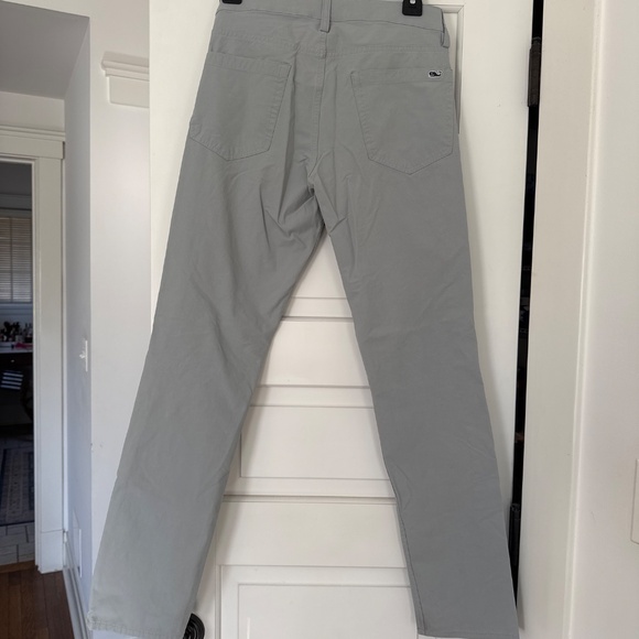 LIGHT GREY VINEYARD VINES size 28x32 Performance On-The-Go 5-Pocket Pants - Picture 3 of 3